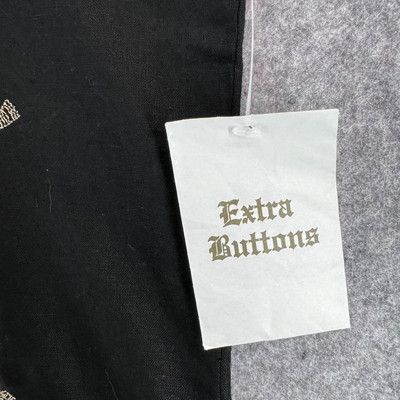 Coldwater Creek Dress Womens 3XL Black Linen Blend Sheath Sleeveless Palm Trees - Picture 5 of 10